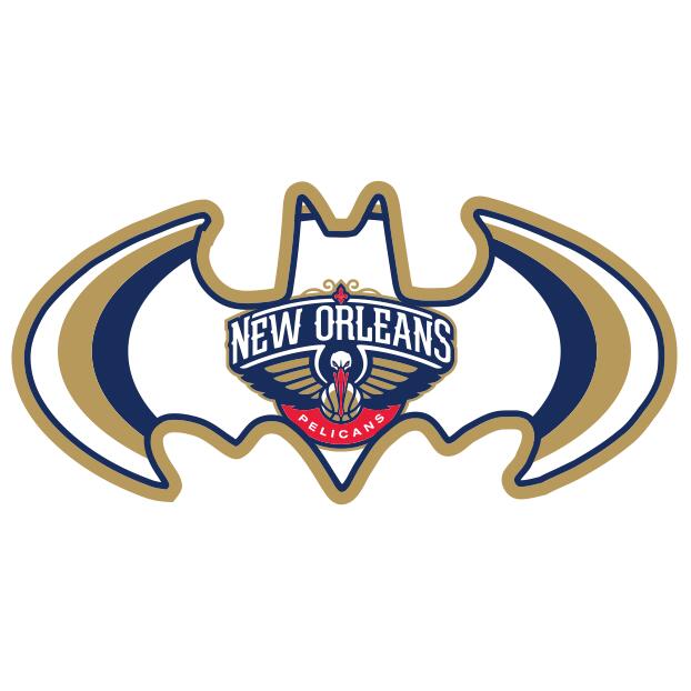 New Orleans Pelicans Batman Logo fabric transfer